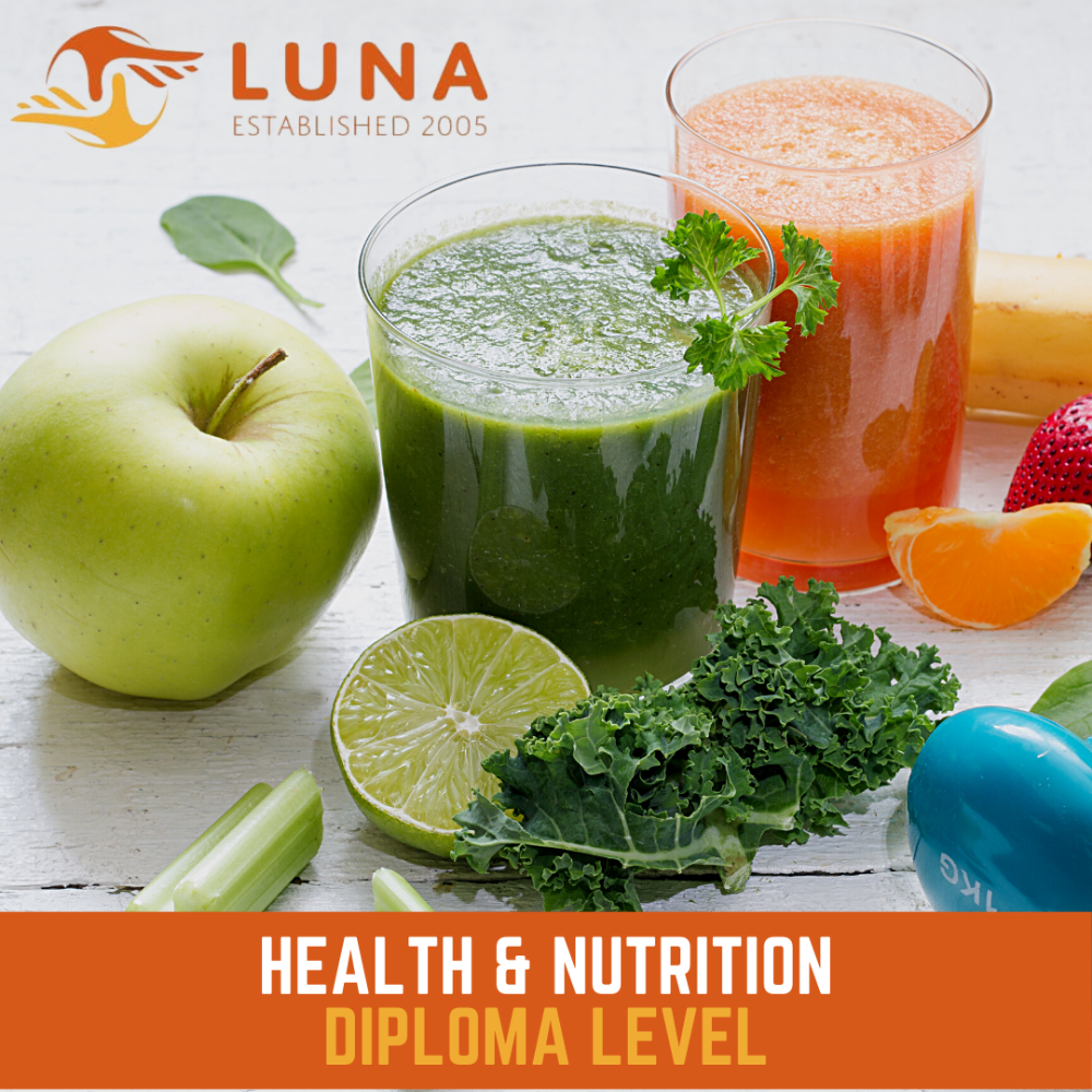 Certified Health and Nutrition courses with Luna holistics accredited